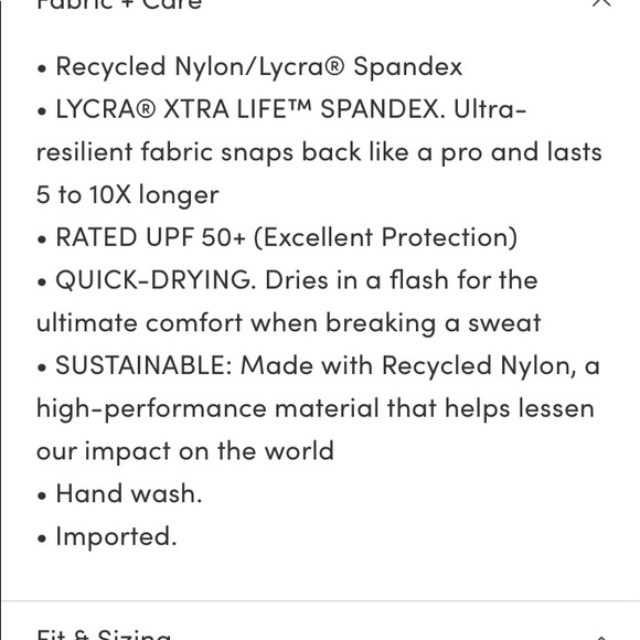 Athleta Swim Nwtathleta Tidal Swim Skirt Dress Blue Extra Small